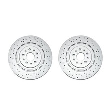 New For Maserati Ghibli Quattroporte Front Brake Rotors set of 2 670030935 US