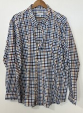 281 Peter Millar Check 100 Cotton Long Sleeve Dress Shirt Size XXLarge 149