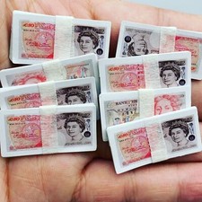 8 dozen 1:12 Scale Dollhouse Miniature Banknotes Dollars Money Paper Accessories