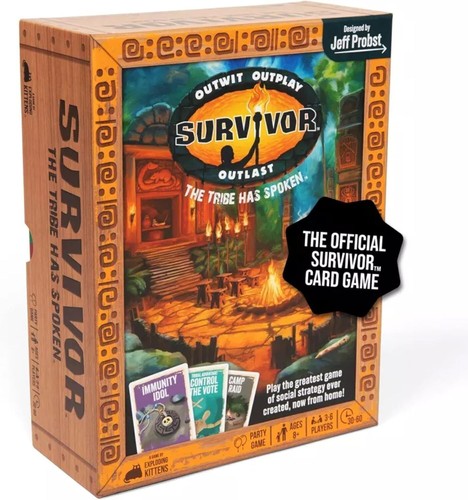 Survivor:The Tribe Has Spoken Card Game for Adult 3-6 Players Family Party Game - Picture 3 of 9