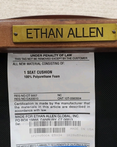 Ethan Allen British Classics Dining Armchair Maple Carved #29-6500A #260 - Picture 11 of 13