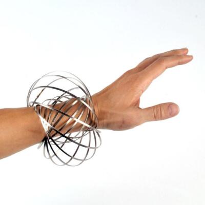 Flow Magical Ring Magic Bracelet Stress Relief Toroflux Stainless Steel Spring