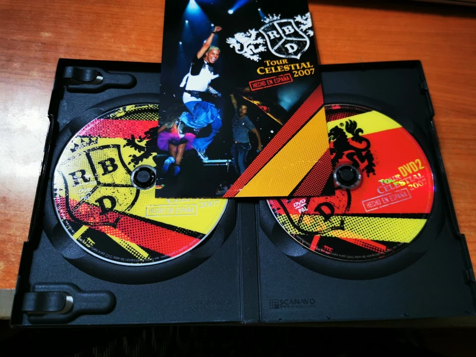 REBELDE Tour celestial 2007 HECHO EN ESPAÑA RBD 2 DVD ANAHI DULCE MARIA 32 TEMAS - Imagen 2 de 3