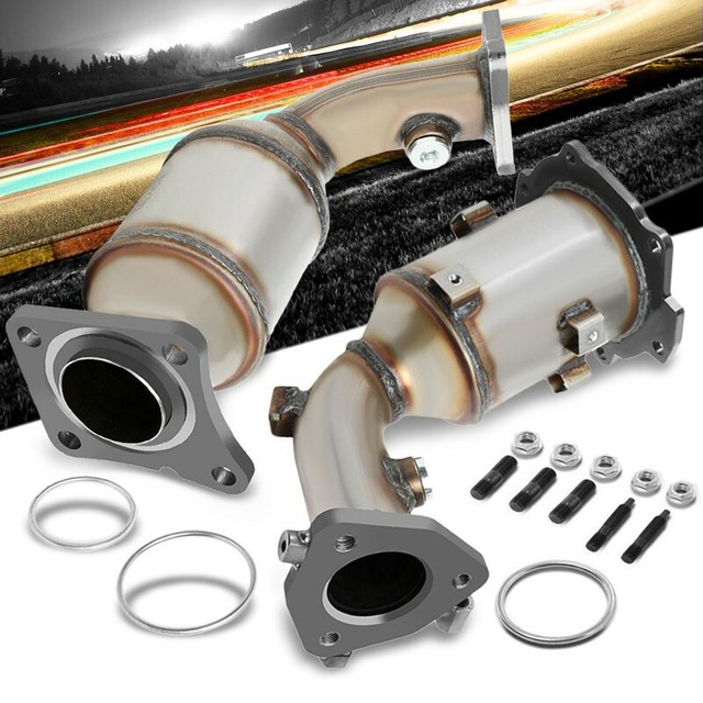 Pair Factory Style Catalytic Converter Exhaust Pipe For 0307 Nissan