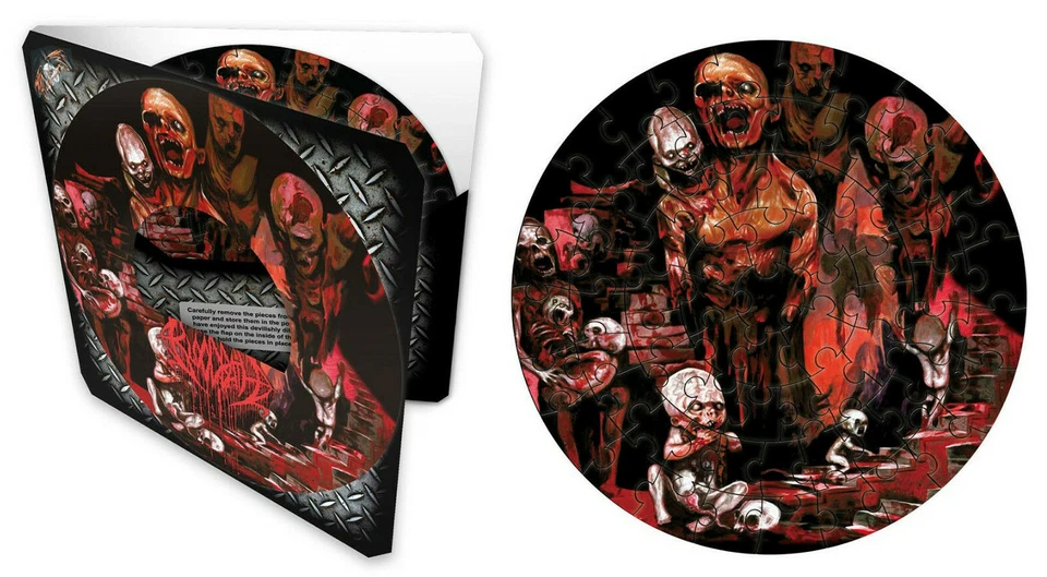 BLOODBATH PUZZLE JIGSAW BREEDING DEATH 72 TEILE PIECES 7" FORMAT 18cm - Bild 1 von 1