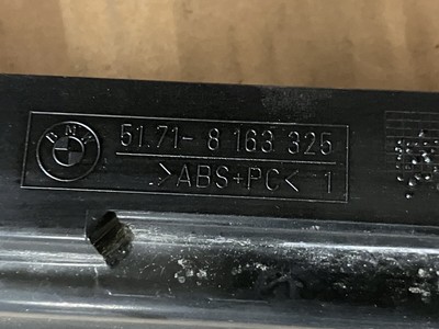 Genuine OEM BMW E36 Cabriolet Rear Air Outlet Black Grille Left  