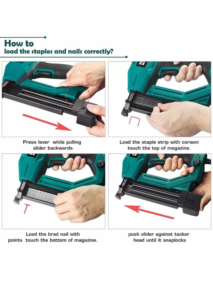 NEU MASTER Brad Nailer, NTC0040AU Electric Nail Gun/Staple Gun DIY