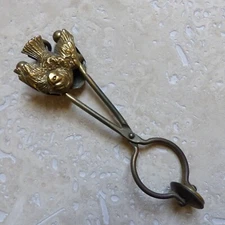 SUPERB & LARGE ANTIQUE SKIRT LIFTER BIRD DESIGN ( #25 )
