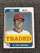 1974 Topps Traded ~ Bobby Heise ~ Base ~ 51T ~ Cardinals ~ Fill Your Set