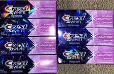 *7* Crest 3D White ADVANCED Radiant Mint Toothpaste Remove 90% Stains 2.7oz 2026
