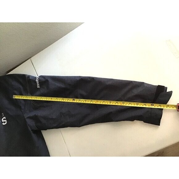 REEBOK- MENS BLUE LIGHT WEIGHT ZIP-UP CLOSURE POCKETS WINDBREAK JACKET SIZE XL thumbnail 4