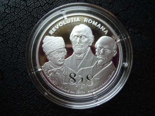 ROMANIA 10 LEI 2023 SILVER PROOF COIN (175 YEARS SINCE THE 1848 REVOLUTION) - Picture 2 of 5