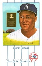 Elston Howard Postcard New York Yankees Monument Park Series 1 Card No. 4