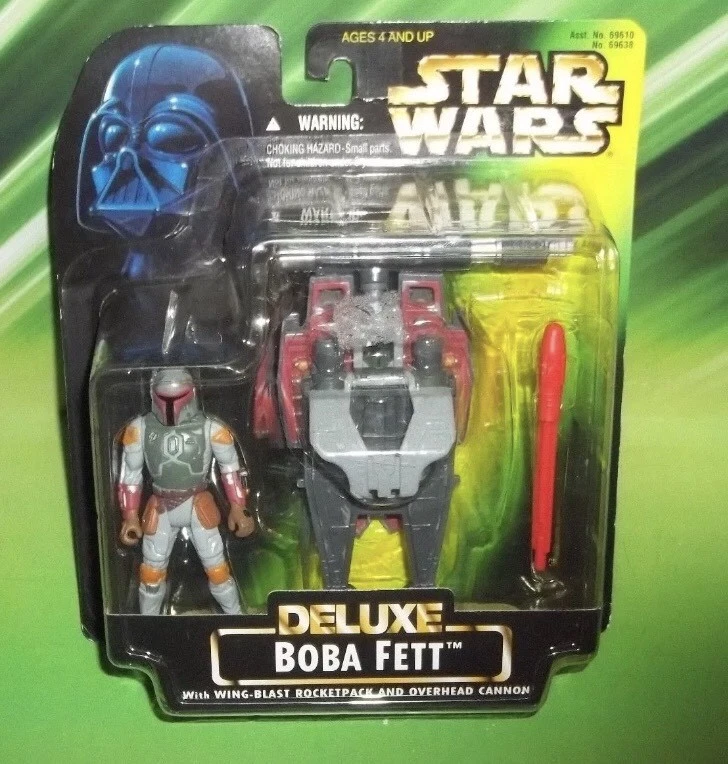 STAR WARS THE POWER OF THE FORCE DELUXE BOBA FETT FIGURE KENNER / HASBRO 1996 - Photo 1/1
