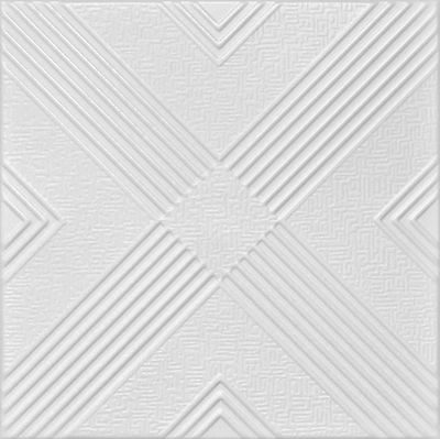 DIY Glue Up White Decorative Ceiling Tiles R34W Ultra Pure White Satin !
