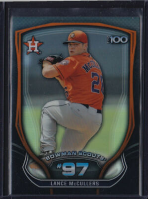 2015 Bowman Chrome Scouts Top 100 Lance McCullers Jr Houston Astros