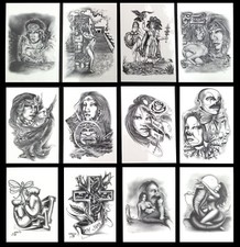 2" x 3" Temporary Waterproof Removable Tattoo Sticker Body Art