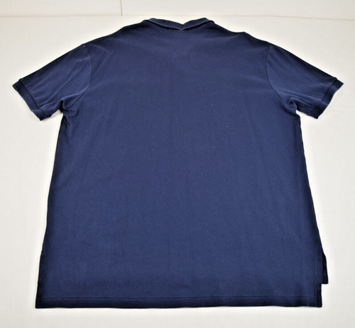 Vintage Polo Ralph Lauren Shirt Size XL 90s Navy Blue Embroidered Polo Made USA - Picture 2 of 8