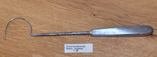 Tie Down Needle / Ligation Needle, Straight, Length 24 cm, Strongly Curved, Cotton, NOS