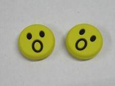 NEW TWO 2 WILSON "SURPRISE FACE" SILICONE TENNIS RACQUET VIBRATION DAMPENERS