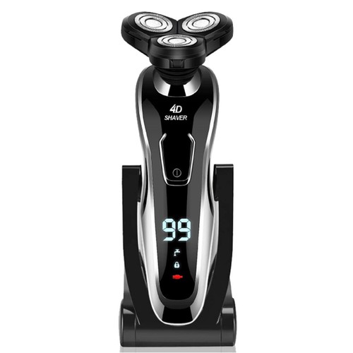Mens Electric Shaver Razor Beard Trimmer Rotary Shaver Cordless