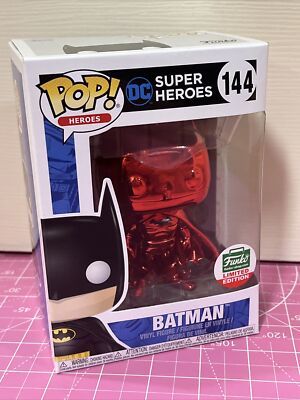 Funko Pop! DC Super Heroes: Red Chrome Batman #144 Funko-Shop