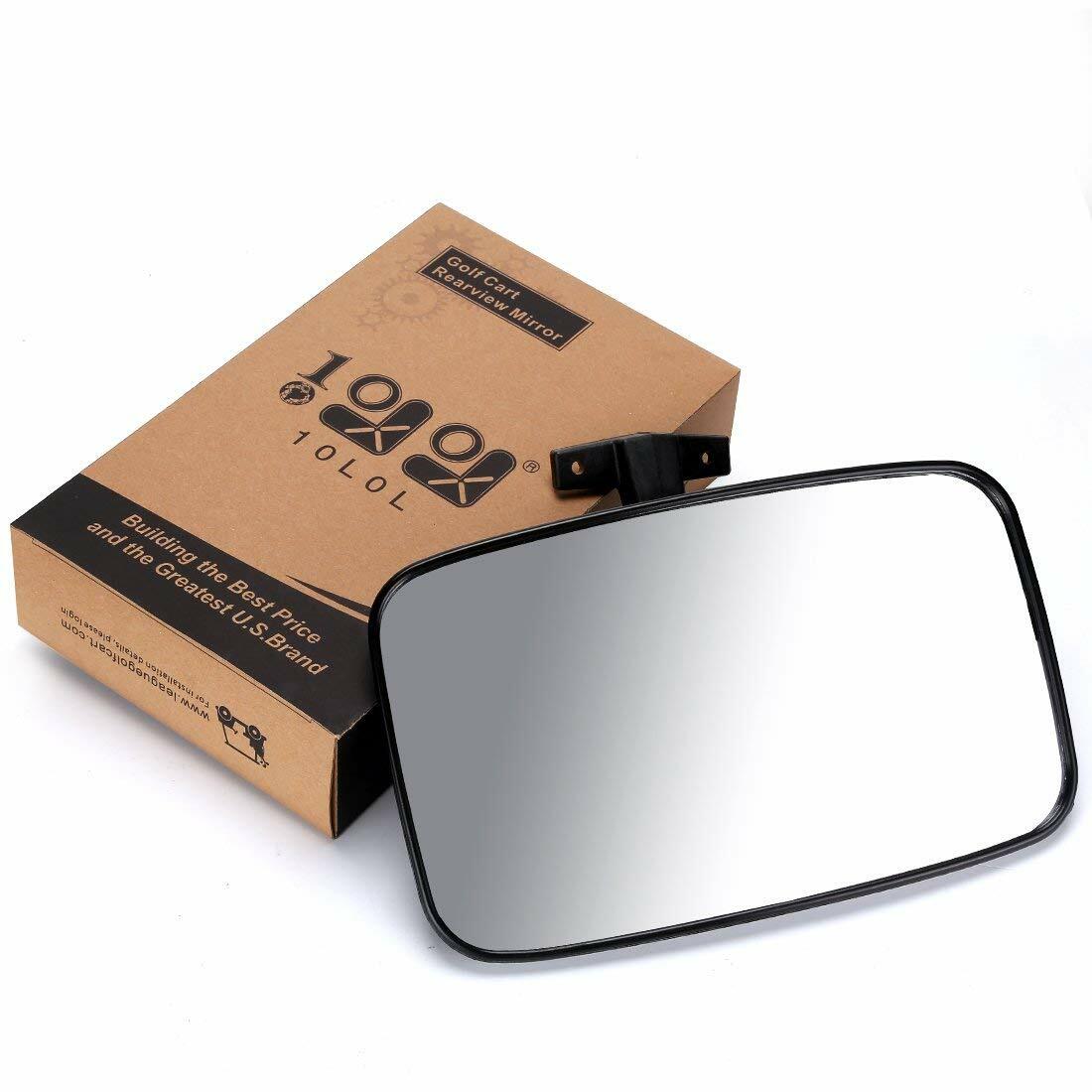 10L0L Adjustable Golf Cart Convex Rear View Mirror for Yamaha Club Car EZGO