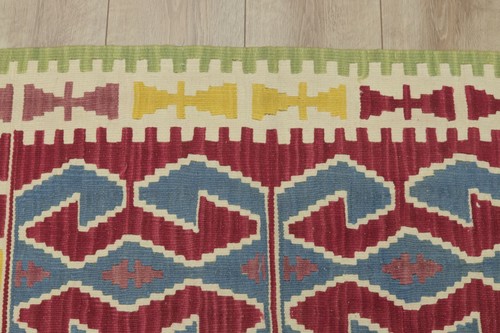 Nomadic Kilim Rug Traditional Vintage Hand Knotted Tribal Ethnic Carpet 2x3 ft - 第 8/12 張圖片