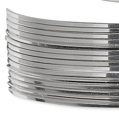 Wire, 5 Feet Sterling Silver 24 Gauge Dead Soft SQUARE Wrapping Wire