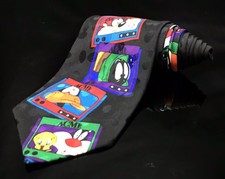 Looney Tunes Mania Bugs Bunny And Tasmanian Tweety Sylvester Devil  More Tie
