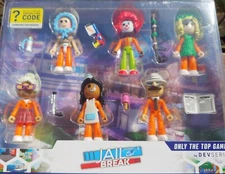 Roblox DEVSERIES Jailbreak Hiding In Plain Sight 6 Action Figures Virtual Code