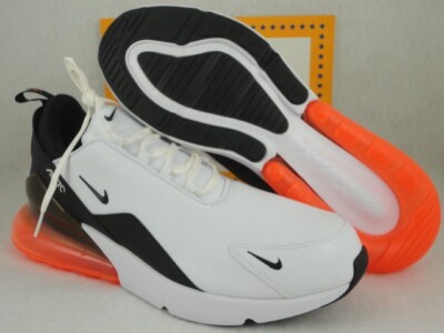 スニーカー Nike Air Max 270 Leather White Black Hyper Crimson Size 14 - Nike Air Max 270 Premium Leather Hyper Crimson for