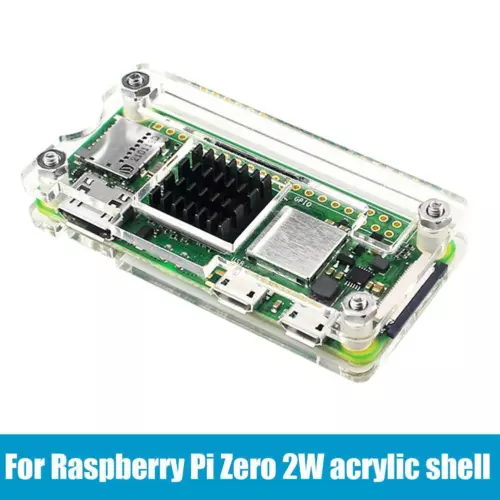 1x Für Raspberry Pi Zero 2W Acrylgehäuse