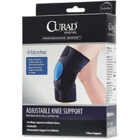 Medline Industries, Inc Knee Support W/ Pad Curad Microban Anti-microbial Black on sale Medline Industries, Inc Knee Support W/ Pad Curad Microban Anti-microbial Black on sale