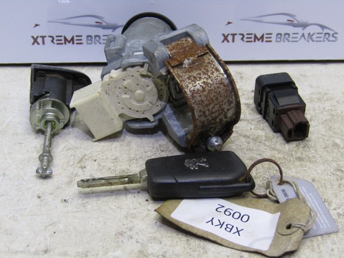 PEUGEOT 108 2014-2020 IGNITION BARREL & KEY - XBKY0092 - Bild 2 von 2