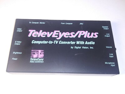 TelevEyes / Plus Computer To TV Converter With Audio Digital Vision Inc