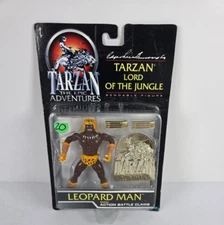 Tarzan Lord of the Jungle Leopard Man Bendable Action Figure