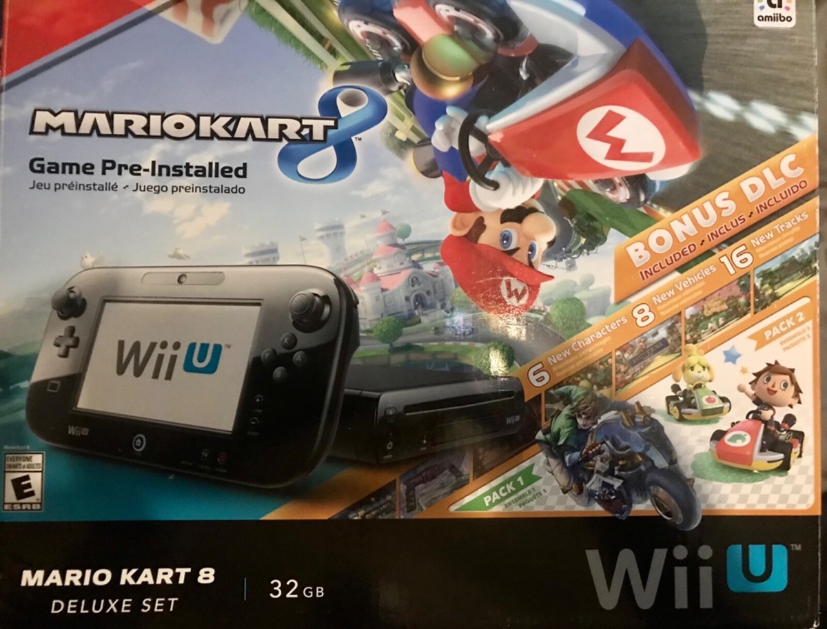 Nintendo Wii U Mario Kart Deluxe 32GB Handheld System Black