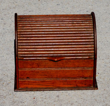Oak Stationary Letter Box circa1900