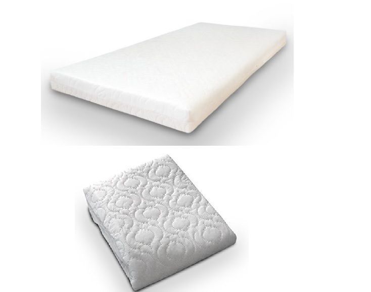 LETTO/MATERASSO CULLA TRAPUNTATO E IMPERMEABILE TRASPIRANTE 120x60x7,5 cm