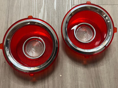 1970-1973 Chevrolet Camaro Back up Lamp Lens Pair RS Models