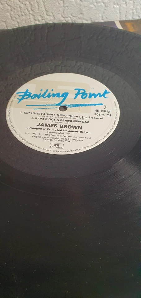 James Brown Vinyl 12" EP Sex Machine  - Изображение 4 из 4