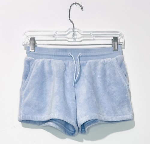 Athleta Girl Feelin Great Short L 12 Blue Pockets Drawstring Elastic Waist