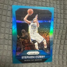 Stephen Curry 2015-16 Panini Prizm Blue Prizm Rookie Card. rookie card picture