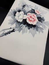 Kimono Konjaku Club Antique Silk Obi Nagoya Floral Made in Japan