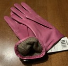 Coach SOHO Pink Leather Gloves NWT 6 1/2 Silver Buckle MFSRP $128 — photo 9