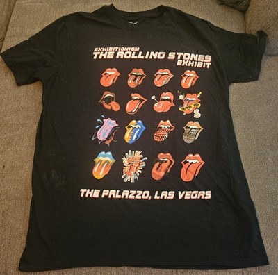Rolling Stones Las Vegas Palazzo Exhibitionism Official Merch Shirt Large RARE 