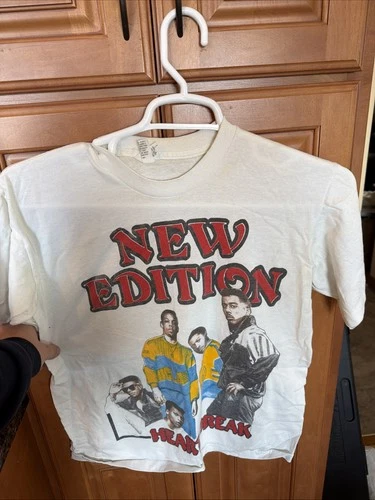 New Edition, Bobby Brown, Al B. Sure Tour T-Shi 1980s vintage concert t-shirt, vintage, single stitch, B+ condition