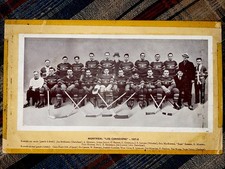 1937-38 CROWN BRAND MONTREAL LES CANADIENS PHOTO NHL HOCKEY TOE BLAKE AHL OHL