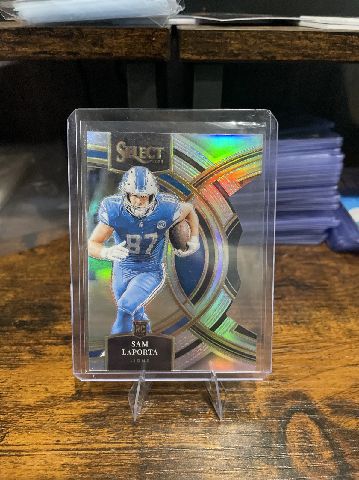 2023 Select Sam LaPorta Silver Prizm Premier Level Die Cut #106 Rookie Lions